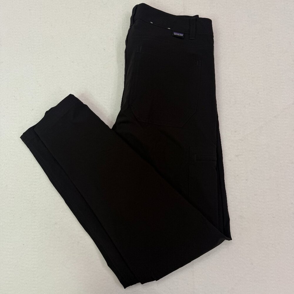 Patagonia Women's Black Skyline Traveler Pants Nylon Hiking Outdoors Size 4